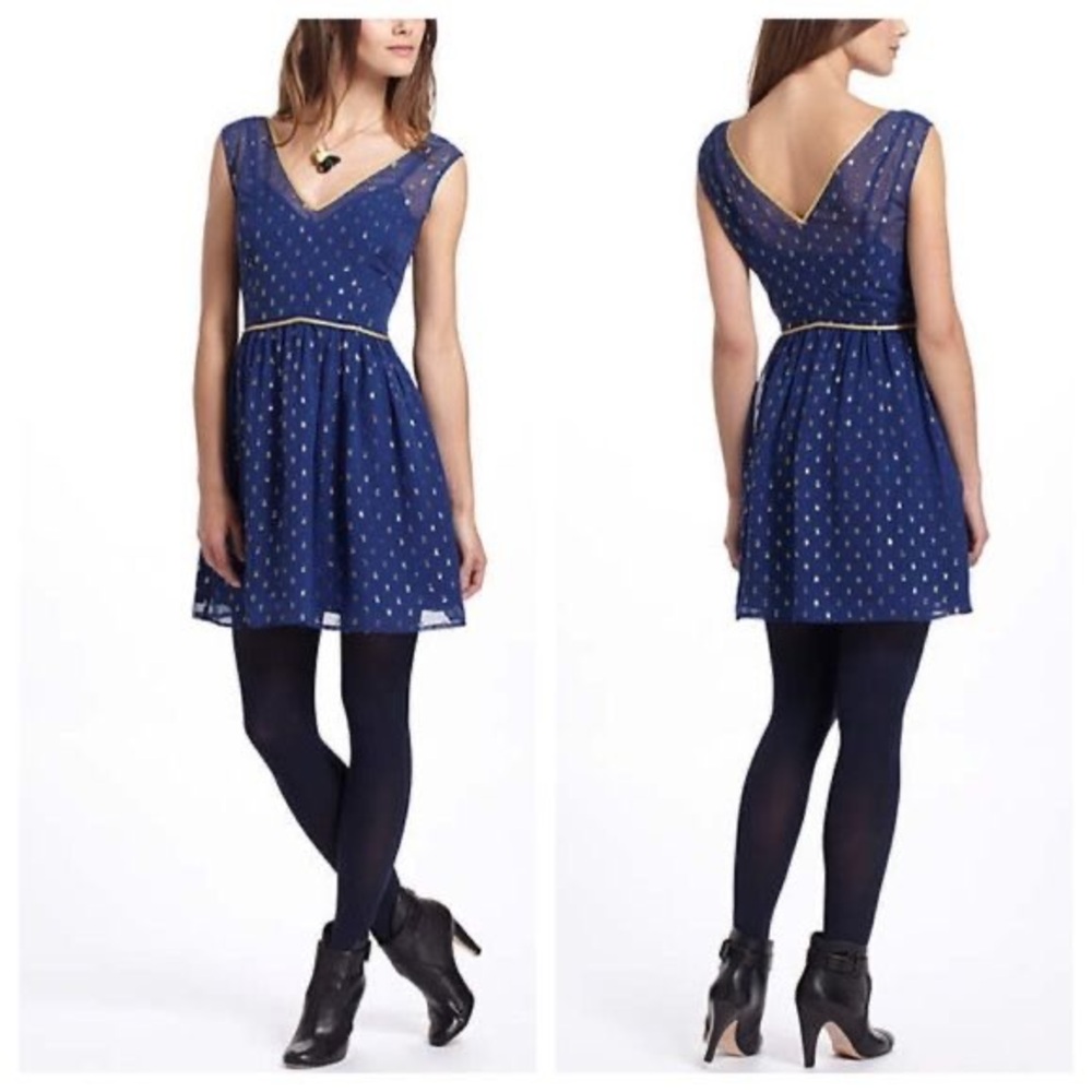 Anthroplolgie: Mave - Skies of Ore Dress : ladies medium